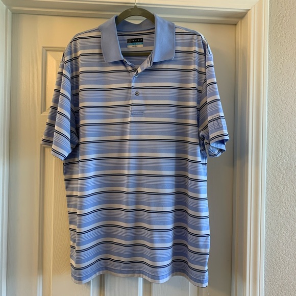 PGA Tour Other - XL PGA Tour Blue Striped Polo